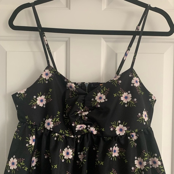 Free People In A Bubble Mini Dress - Size M -‎ Black - NWT - Picture 6 of 10